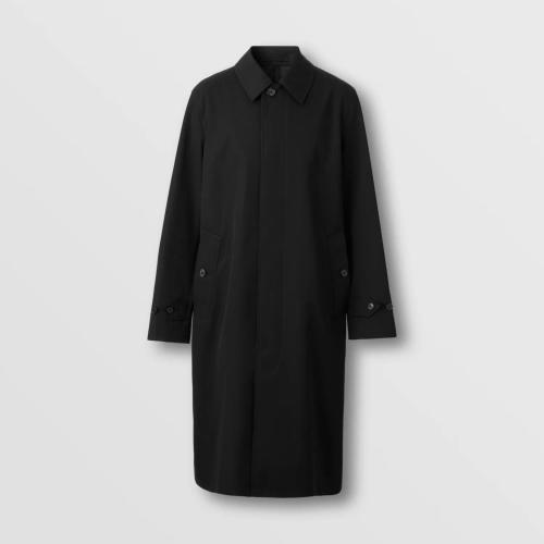  BURBERRY 22年秋冬 男士 專屬標識裝飾棉質嘎巴甸輕便大衣 80643641