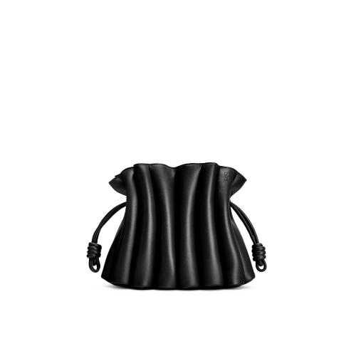  LOEWE羅意威    女士 手提包 閃亮光滑牛皮革 Flamenco Ondas 手拿包 A411FC*w*4X01-110 預定商品1-3周發貨
