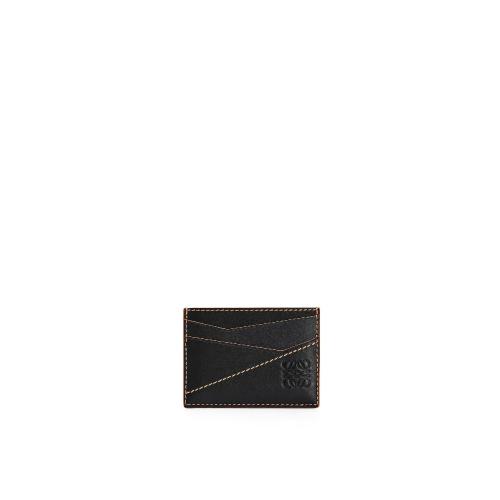  LOEWE羅意威    男士 錢包 光滑小牛皮 Puzzle 縫制扁平卡包 C510320X03-1100 預定商品1-3周發貨