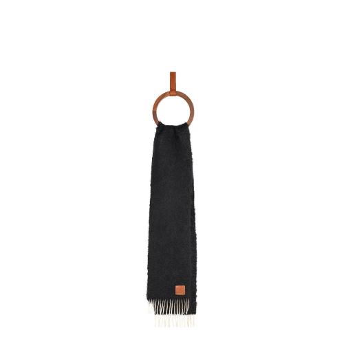  LOEWE羅意威 21年秋冬 女士 圍巾 Scarf in wool and mohair F655254X01-1100 預定商品1-3周發貨