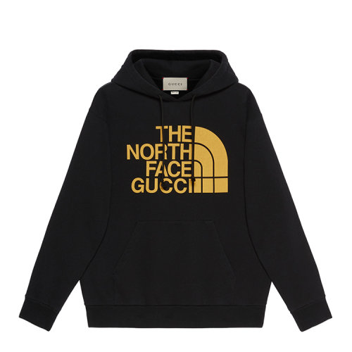 GUCCI/古馳 The North Face x Gucci聯名系列織帶印花男衛衣 651724 XJDCM