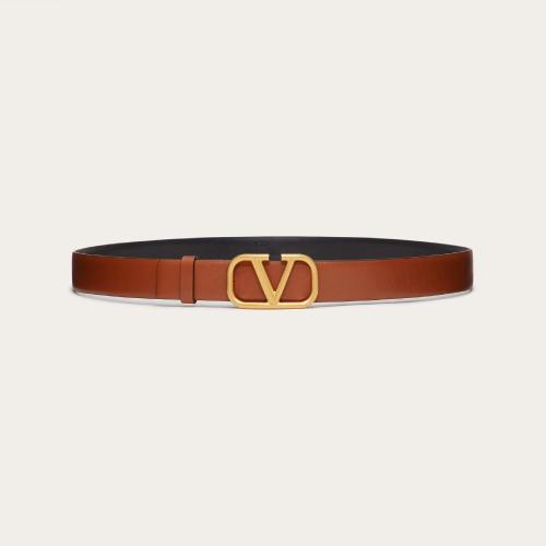  VALENTINO華倫天奴 22年秋冬 男士 腰帶 Ceinture VLogo Signature en veau 2Y2T0Q90ECUHG5