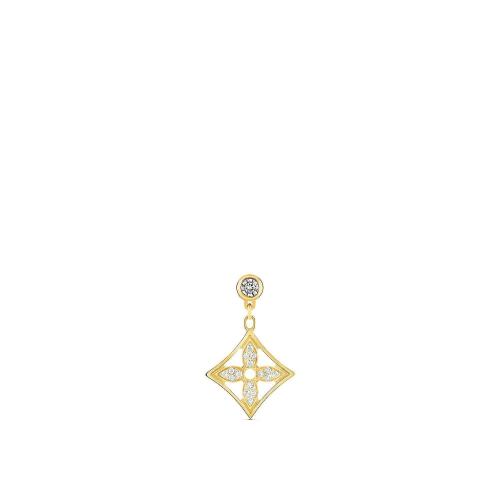  LV路易威登 22年秋冬 女士 耳環 IDYLLE BLOSSOM 18K 金鉆石耳環 Q06168