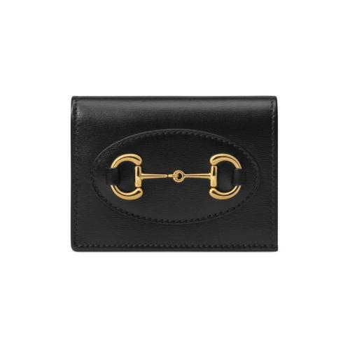  GUCCI古馳 22年秋冬 女士 Gucci 1955馬銜扣系列卡包式錢包 621887 0YK0G 1000