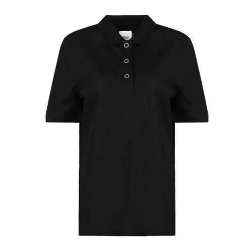 BURBERRY/博柏利 專屬標識圖案珠地網眼布棉質女士短POLO衫 80152111