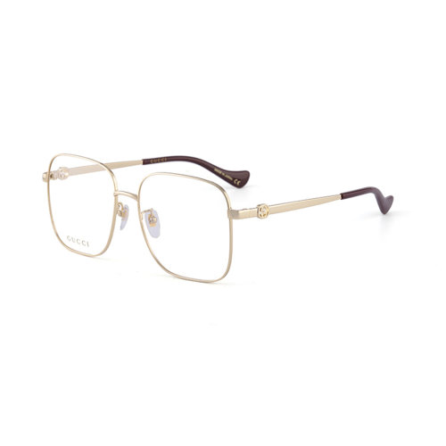 GUCCI/古馳迷鏈系列 眾多 明星同款 倪妮  吳磊  吳謹(jǐn)言 光學(xué)鏡架 不規(guī)則形 合金 全框 近視 平光 眼鏡框 眼鏡架 GG1092OA 56mm GUCCI 古馳
