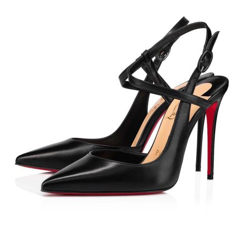  CL紅底鞋 22年秋冬 女士 高跟涼鞋 Jenlove 100 mm 3210590BK01 預(yù)定商品1-3周發(fā)貨