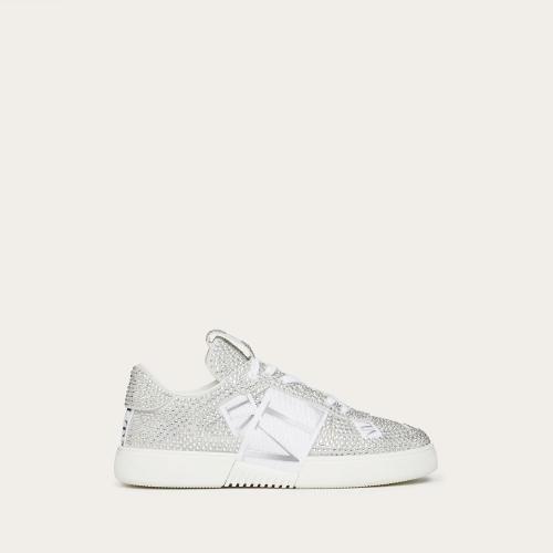  VALENTINO華倫天奴 22年秋冬 男士 休閑運動鞋 SNEAKERS VL7N EN VEAU ET RUBANS ORNéS DE CR 預定商品1-3周發貨