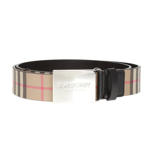 BURBERRY/博柏利 卡其格紋男士腰帶