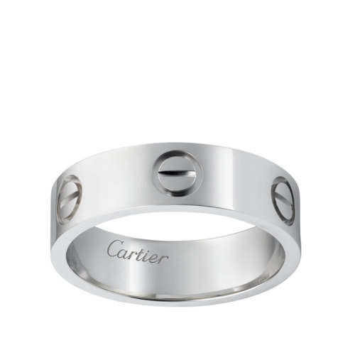 CARTIER/卡地亞 經典款 Love 950鉑金戒指 B4084900