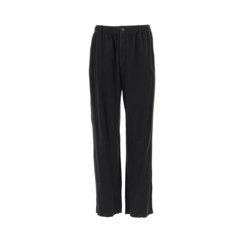  Balenciaga/巴黎世家 男士黑色棉質(zhì)休閑褲 662183 TAV04 1000 PLFSX