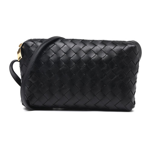 Bottega Veneta/葆蝶家羊皮革菱格編織女士單肩包斜挎包597329VCPP1