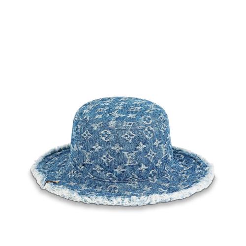  LV路易威登 22年秋冬 女士 帽子 LV DENIM 漁夫帽 M77023 M77022 預定商品2-6周發貨