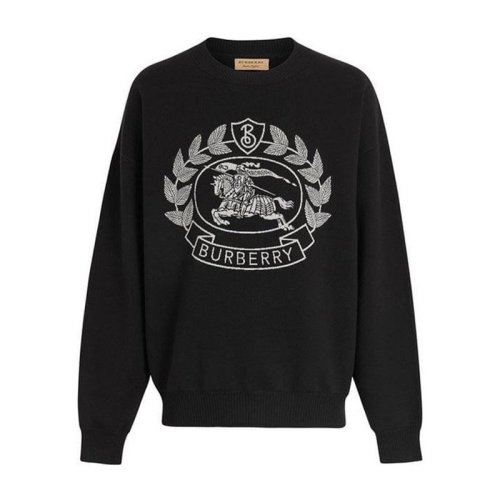  BURBERRY/博柏利 男士黑色棉質衛衣 8008370 PLFSX