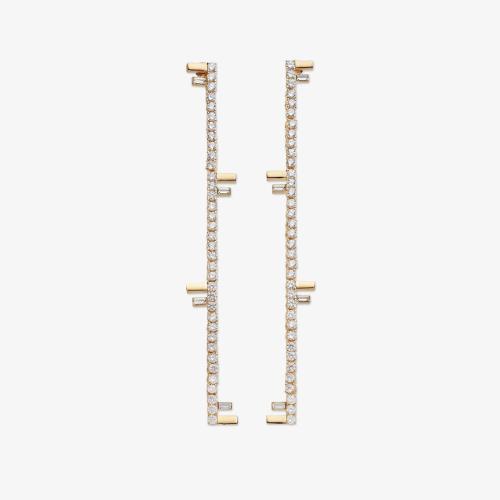  FENDI芬迪 22年秋冬 女士 耳環 Fendi First Earrings 8AH729ALIDF089U