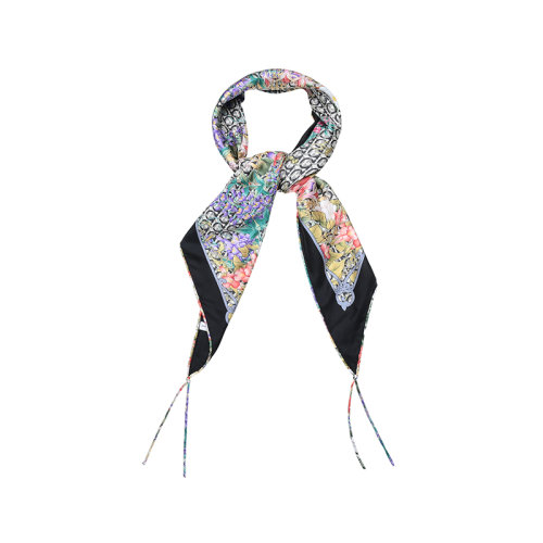 Salvatore Ferragamo/菲拉格慕  女士絲質(zhì)GIARDINO三角形絲巾圍巾披肩 320281