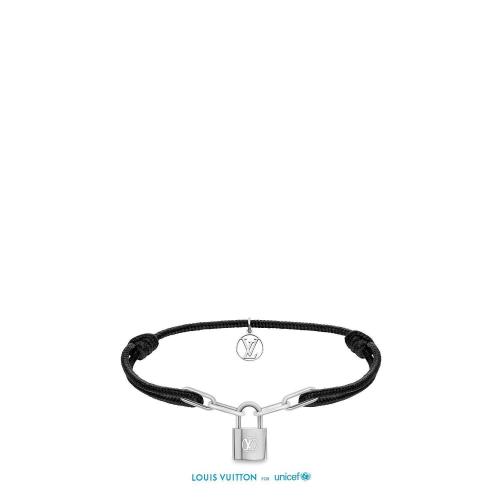  LV路易威登 22年秋冬 女士 手鏈 SILVER LOCKIT X VIRGIL ABLOH 鈦金手鏈 Q05267