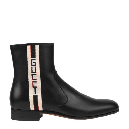 GUCCI/古馳  女士皮革時尚光面短靴