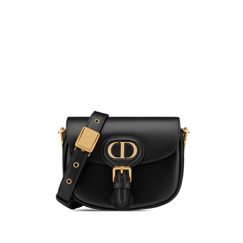 DIOR/迪奧  BOBBY系列 小號黑匣子小牛皮單肩斜挎包M9317UMOL_M900
