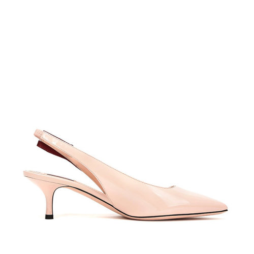 BALLY/巴利 女士條紋皮質尖頭高跟涼鞋 ALICE 55