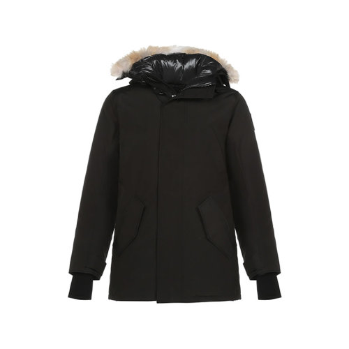 CANADA GOOSE/加拿大鵝 男士羽絨服 男士聚酯纖維EDGEWOOD派克大衣鴨絨連帽羽絨服外套 3408MB