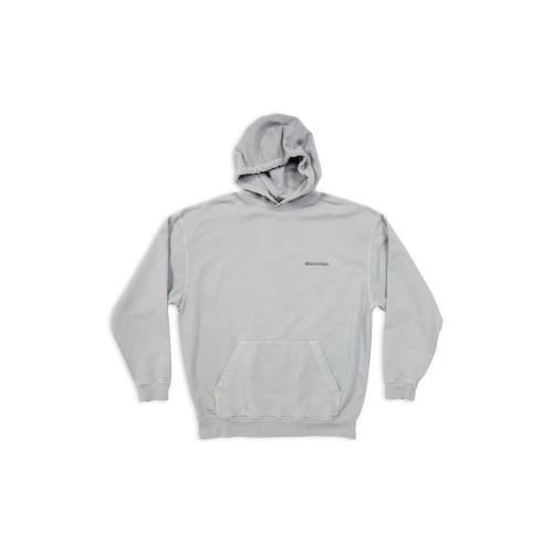  BALENCIAGA巴黎世家 22年秋冬 男士 衛衣 BB CORP中等剪裁連帽衛衣 570811TNVG89244