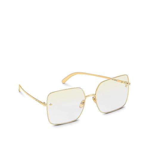  LV路易威登 22年秋冬 女士 太陽眼鏡 LV CHARM SQUARE 輕型防藍光眼鏡 Z1775U