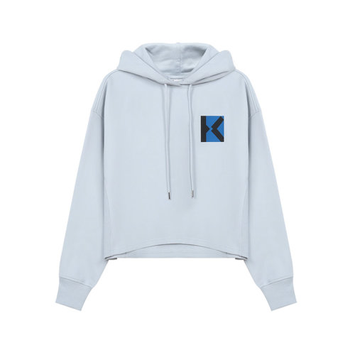 KENZO/高田賢三  女衛衣 女士KENZO SPORT系列棉質Blocked K連帽衛衣運動衫 2SW626 4MS