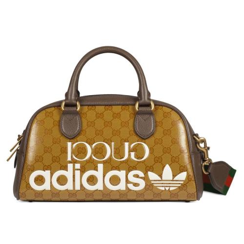  GUCCI古馳 22年秋冬 男士 adidas x Gucci聯名系列迷你旅行包 702397 UVSFT 7268