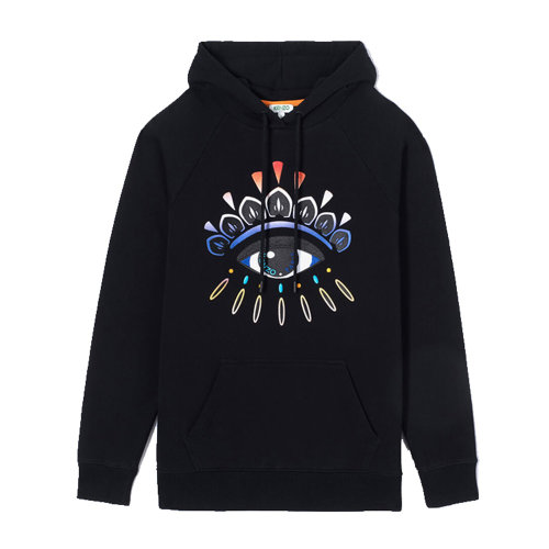 KENZO/高田賢三 女上衣 女士眼睛圖案運動休閑連帽抽帶上衣衛衣 F962SW7664XF