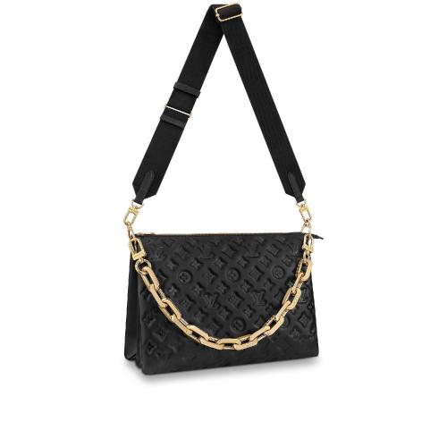  LV路易威登 22年春夏 女士 單肩包 COUSSIN 中號手袋 M57783 預定商品2-6周發貨