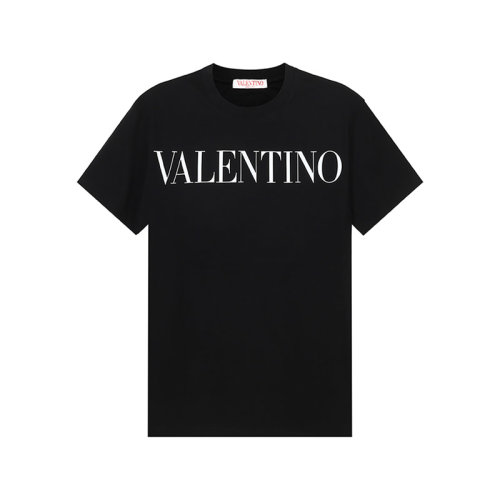 Valentino/華倫天奴【22春夏新款】男士棉質圓領短袖T恤LOGO圖案 XV3MG10V 84F