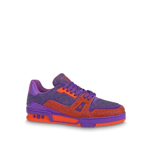  LV路易威登 22年秋冬 男士 休閑運動鞋 SNEAKER LV TRAINER 1AA6QH 1AA6QD 1AA6QF 1AA6QB 1AA6