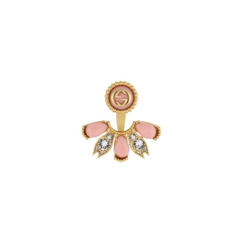  GUCCI古馳 22年秋冬 女士 互扣式雙G單邊耳環 729133 I9875 8522