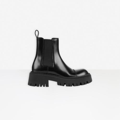  BALENCIAGA巴黎世家 22年秋冬 女士 短靴 Tractor 20mm 靴 641399WA8E91000 預定商品1-3周發貨