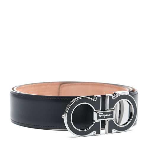 Salvatore Ferragamo/菲拉格慕22年簡(jiǎn)約百搭光面牛皮革男士皮帶腰帶679750