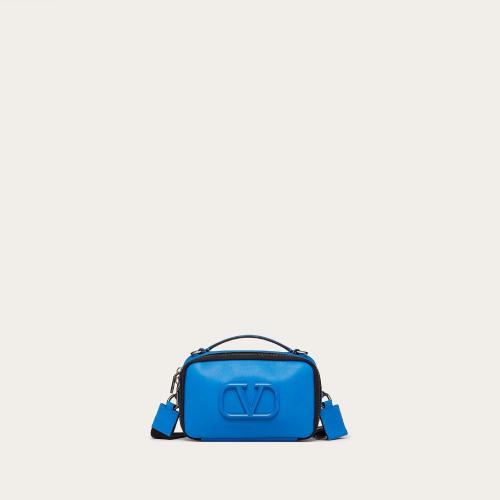  VALENTINO華倫天奴 22年秋冬 男士 單肩包 Sac a bandouliere Lacquered VLogo Signature en c