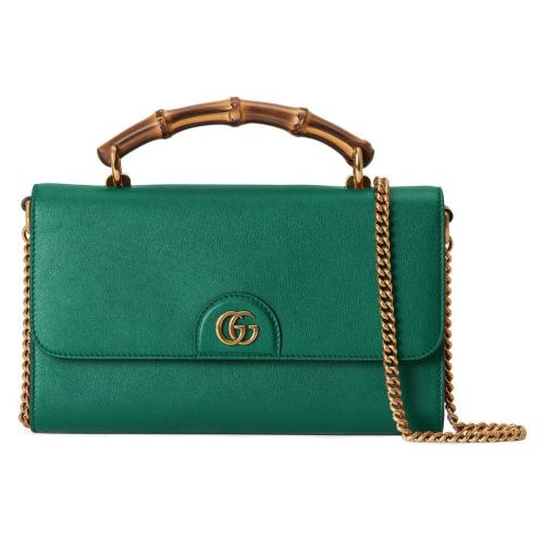  GUCCI古馳 22年秋冬 女士 Gucci Diana竹節小號肩背包 675794 17Q0T 3120