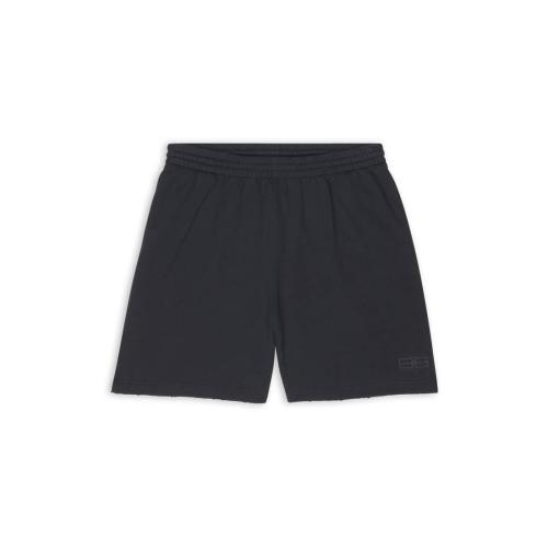  BALENCIAGA巴黎世家 22年秋冬 女士 短褲 bb paris icon sweat shorts 676137TMVG60903