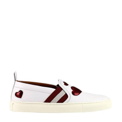 【折扣】 BALLY/巴利 女士 真皮 拼色 白色 女士休閑運動鞋 GI 39