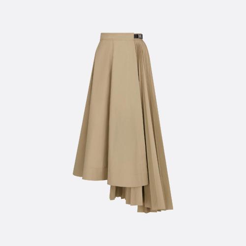  DIOR迪奧 22年秋冬 女士 半身裙 Jupe longue asymetrique 257J31A3332_X1700
