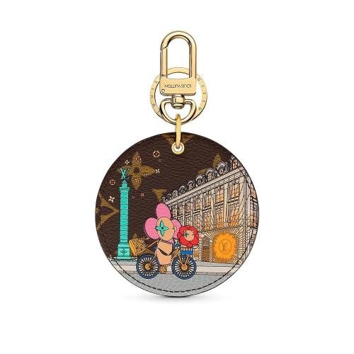  LV路易威登 22年秋冬 女士 鑰匙扣 ILLUSTRE XMAS PARIS 包飾與鑰匙扣 M00872