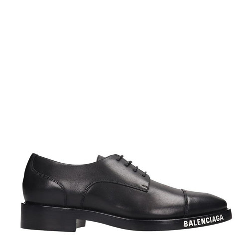 Balenciaga/巴黎世家 男士黑色皮質商務休閑皮鞋 590716-WA6F0-1000