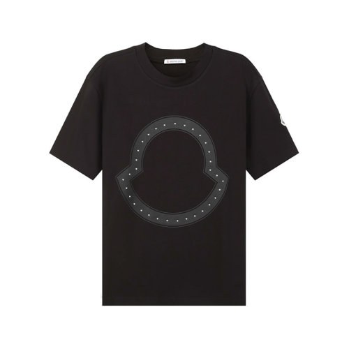 Moncler/蒙克萊【22春夏新款】男士棉質(zhì)寬松版圓領(lǐng)短袖T恤 8C00015 8390T