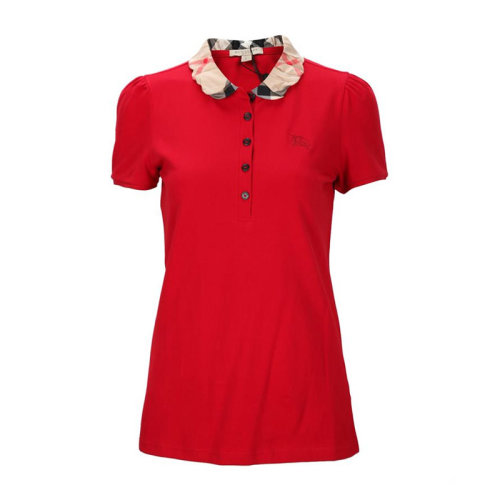BURBERRY/博柏利 女士經典logo翻領短袖POLO衫