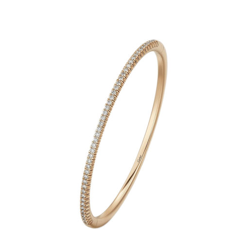 CARTIER/卡地亞 經(jīng)典ETINCELLE系列 18K金黃金鑲嵌48顆鉆石簡(jiǎn)約手鐲B6049917
