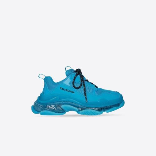 BALENCIAGA巴黎世家 22年春夏 男士 休閑運動鞋 TRIPLE S透明鞋底運動鞋 541624W2GA14810