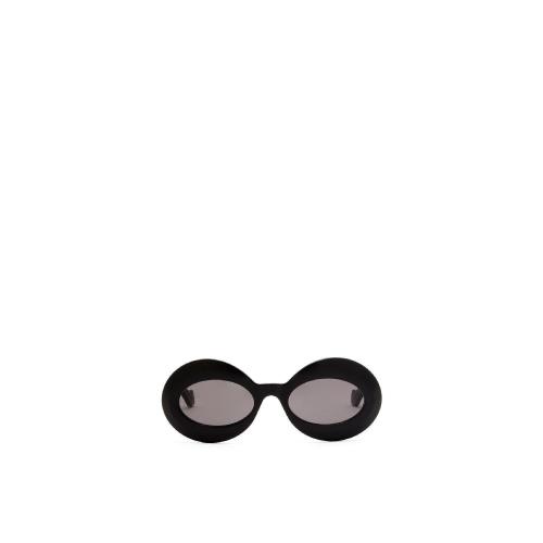  LOEWE羅意威 22年秋冬 女士 太陽眼鏡 Oversized oval sunglasses in acetate G736270X11-1100