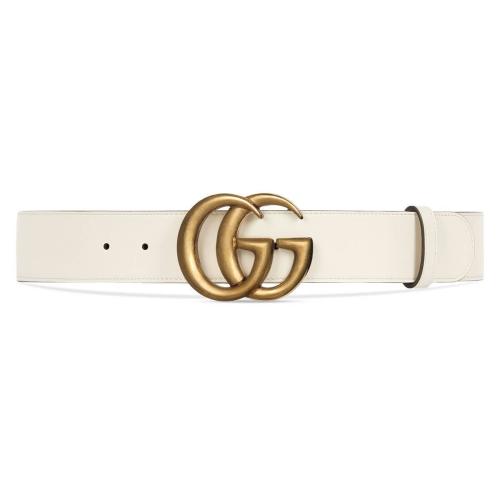  GUCCI古馳 22年秋冬 女士 雙G帶扣皮革腰帶 400593 AP00T 9022