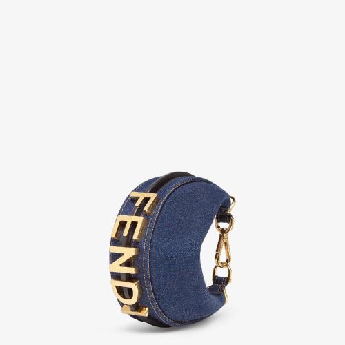  FENDI芬迪 22年秋冬 女士 掛飾 Nano Fendigraphy 7AS089AL9MF1IRF